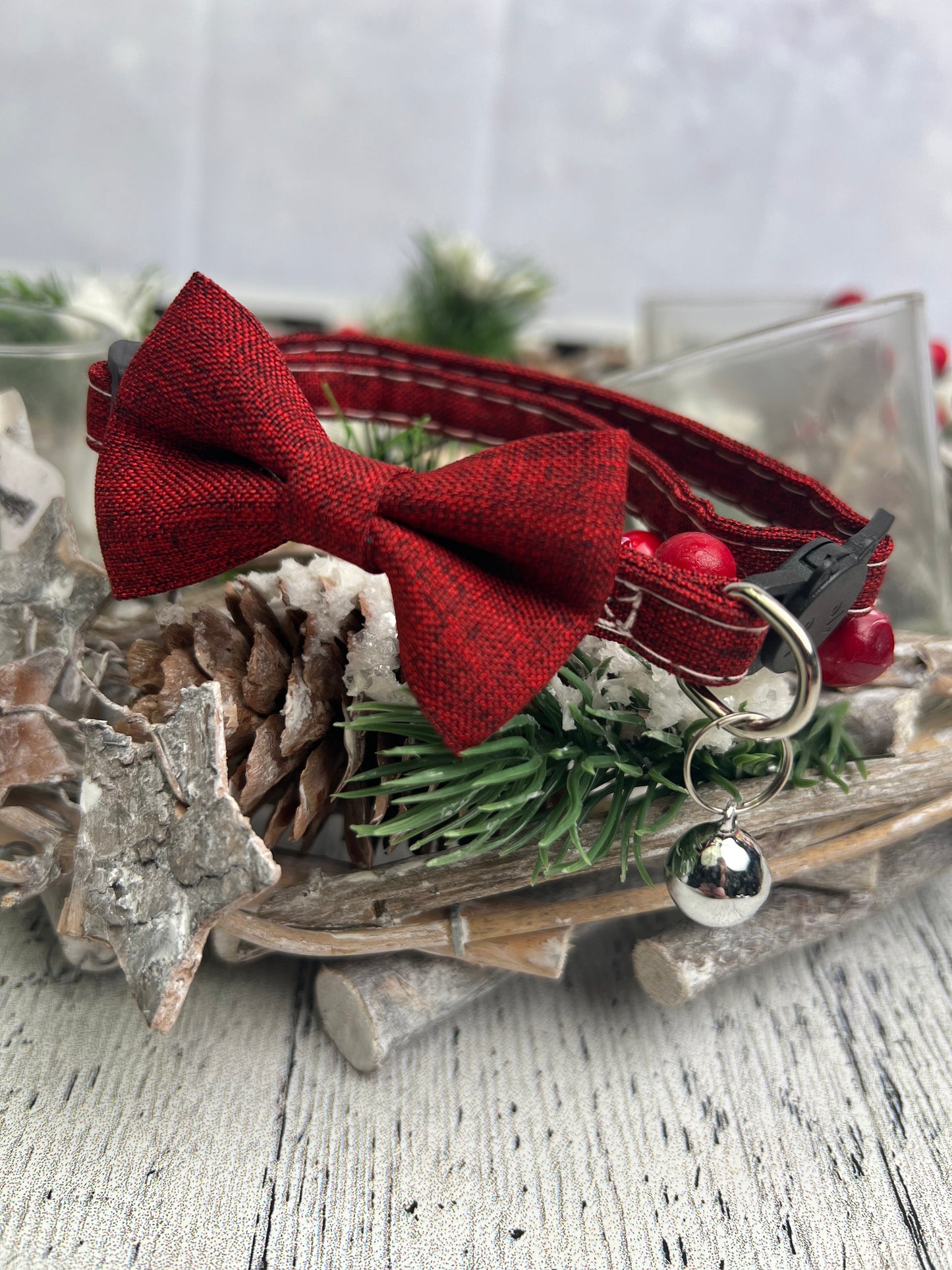 Cat Collar with Bowties