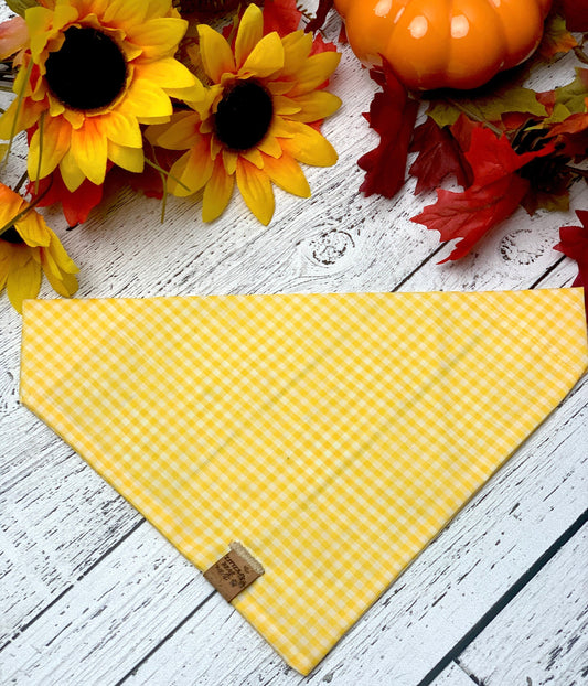Cooper Cider Plaid Bandana