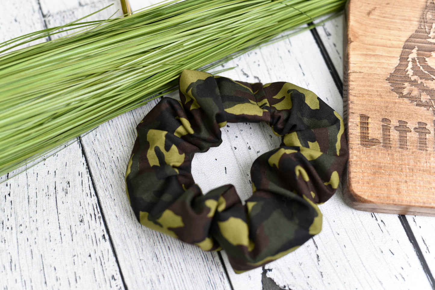 Courage Camo Scrunchie