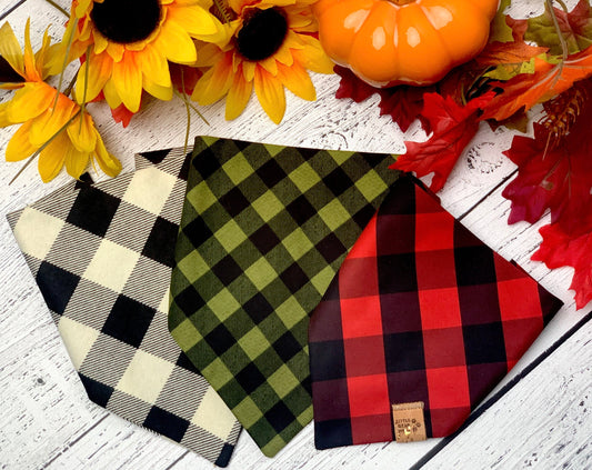 Timber Plaid Bandana