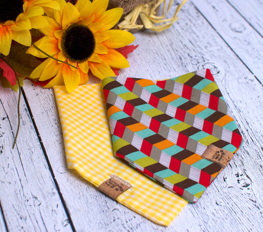 Cooper Cider Plaid Bandana