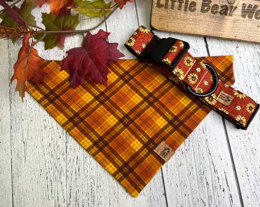 Hannah Harvest Plaid Bandana