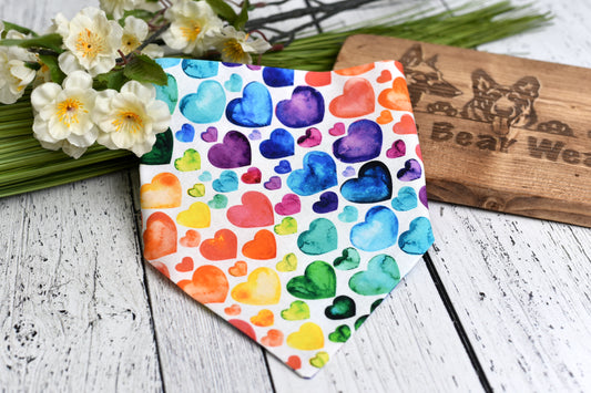 Hearts Pride Bandana