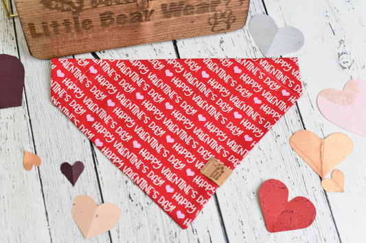 Happy Valentines Day Bandana