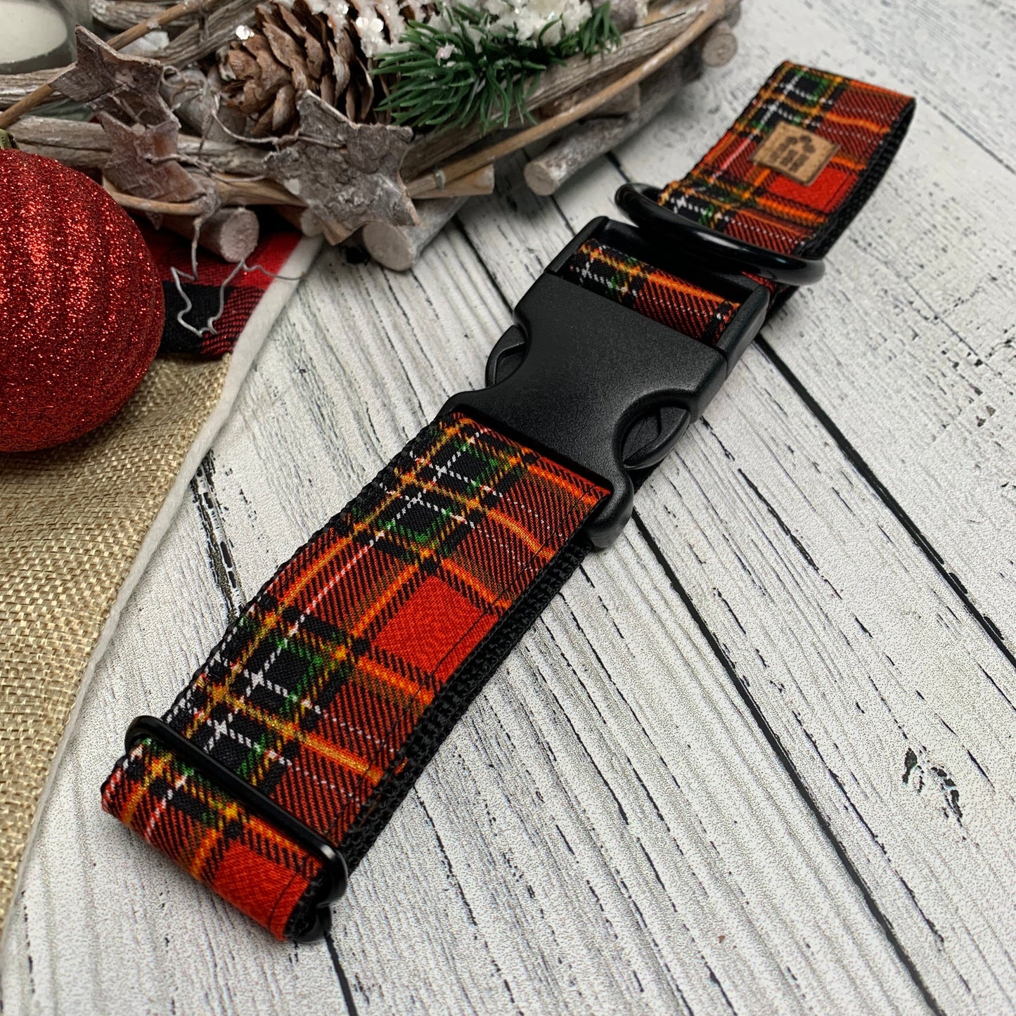 Gideon Gold Plaid Collar