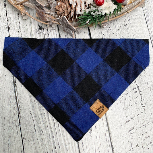 Stormy Buffalo Plaid Bandana