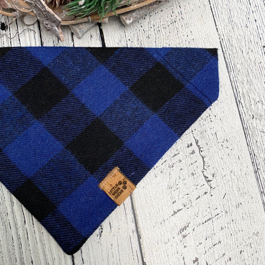 Stormy Buffalo Plaid Bandana