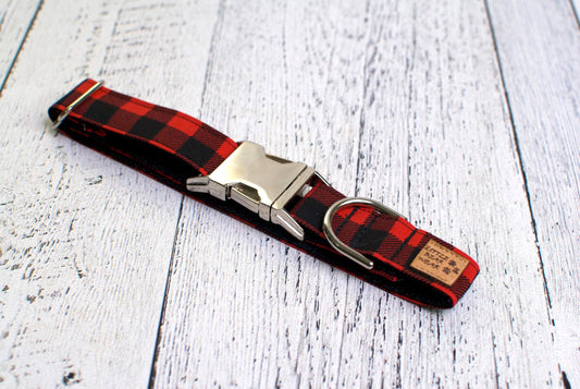 Moose Bear Plaid Shine Collar