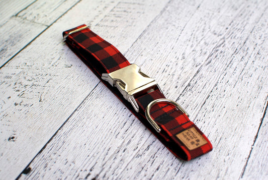 Moose Bear Plaid Shine Collar