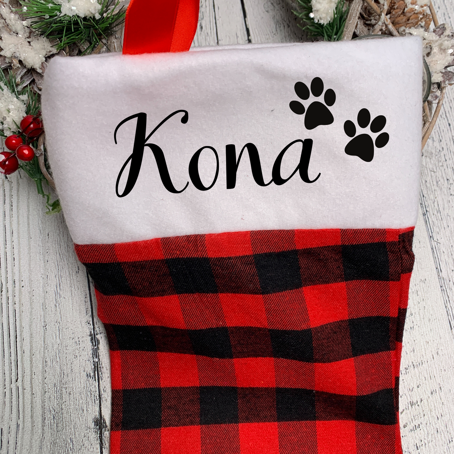Custom Pet Christmas Stocking