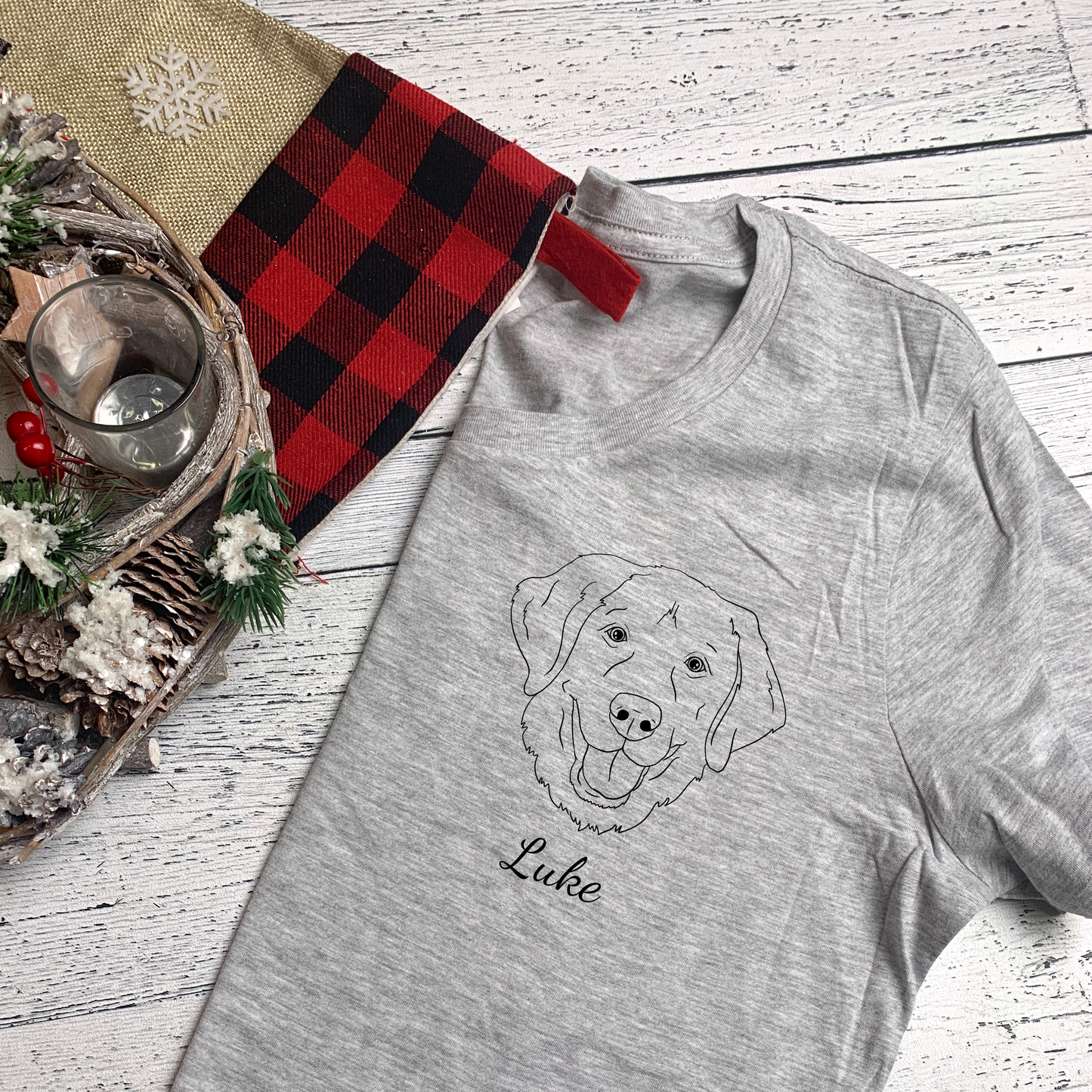 Unisex Pet Portrait T-Shirt