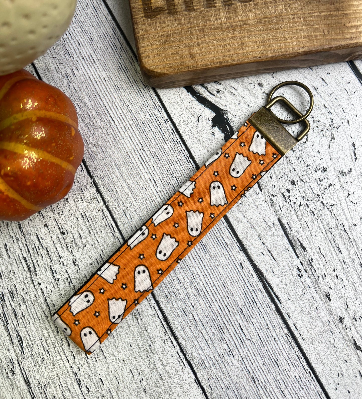 Boo Ghosties Keychain Wristlet