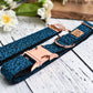 Kona Royal Leopard Keychain Wristlet