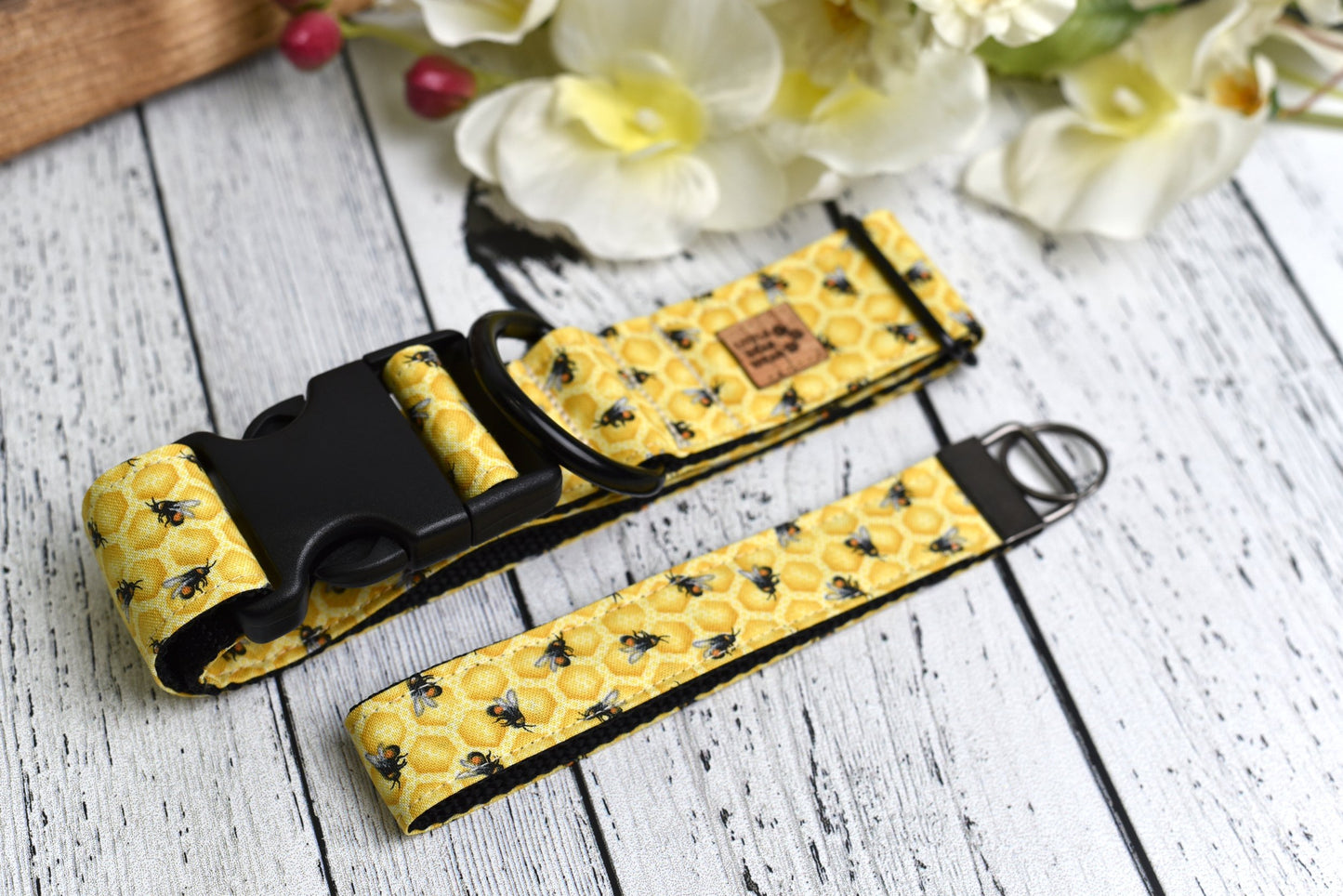 Bella Bees Keychain Wristlet