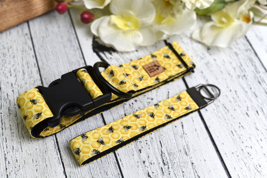 Bella Bees Keychain Wristlet