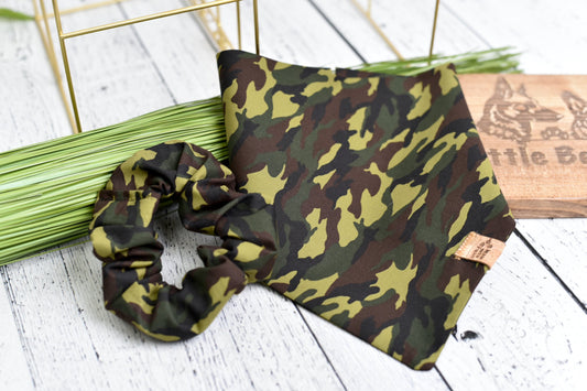 Courage Camo Scrunchie