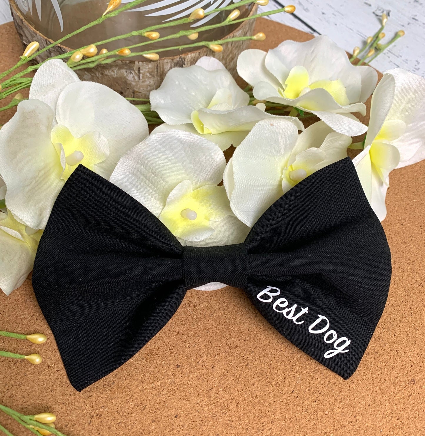 Wedding Best Dog Bow Tie