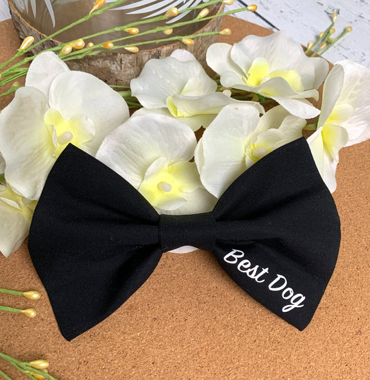 Wedding Best Dog Bow Tie