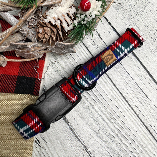 Sam Snowy Plaid Collar