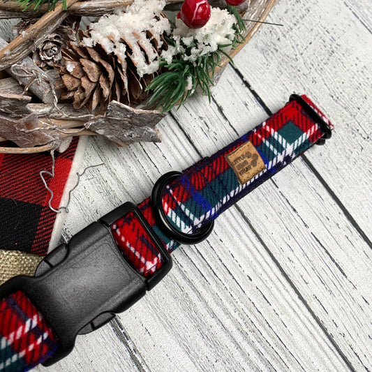 Sam Snowy Plaid Collar