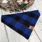 Stormy Buffalo Plaid Bandana