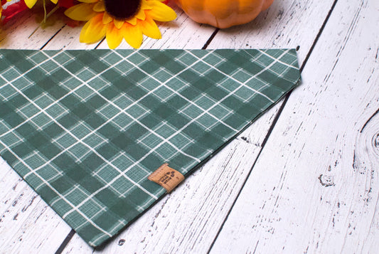 Juniper Plaid Bandana